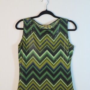 Multicolor Zigzag Tank Top